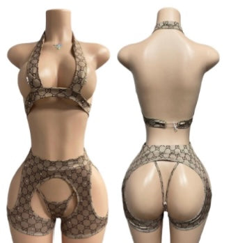 Brown GG 3pieces - Exotic Collection -