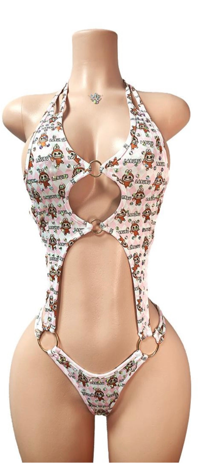 One-Piece Labubu with diamond -Exotic Collection-